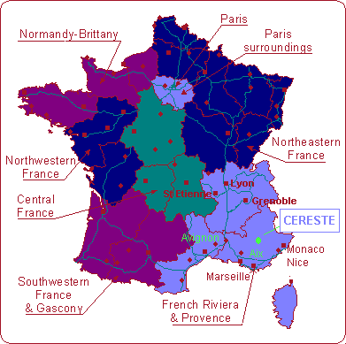 Le village de Céreste est situé au coeur de la Provence