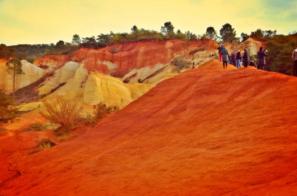 Colorado Provençal à rustrel dans le Luberon