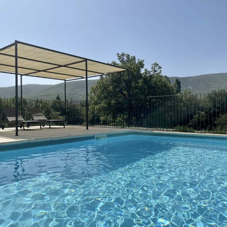 Piscine privative chauffée, la Bastide 1830